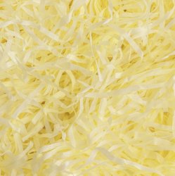 Strimlat papper för presentaskar - Gult