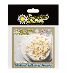 Sugarflair gold leaf sheet