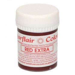 Sugarflair Pastafärg Red extra 42 g