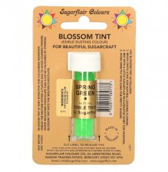 Pulverfärg ljusgrön