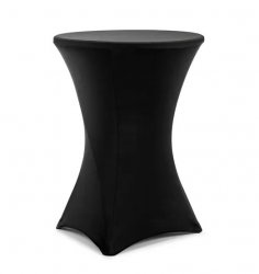 Svart Bordsöverdrag Barbord 80 x 110 cm