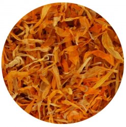 Ätbara blomblad ringblomma