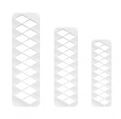 PME Geometric utstickare Diamant Set/3