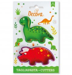 Decora Utstickare Dinosaurier 2-pack
