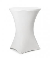 Vitt Bordsöverdrag Barbord 80 x 110 cm