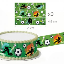 Kantdekoration fotboll