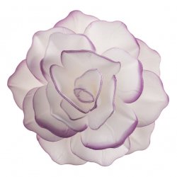 Lila ros tårtdekoration