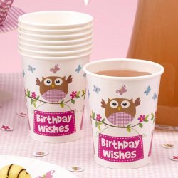 Muggar Little Owl Birthday Wishes Rosa