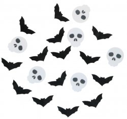 Waferdekorationer halloween
