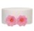 Ätbar Tårtdekoration Waferblommor Rosa 18 st