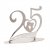 cake topper 25 års jubileum