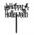 Cake topper happy halloween