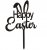 Cake topper Happy Easter