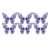 lila waferfjärilar