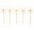 Cupcake toppers prästkragar