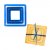 Utstickare kvadrat