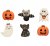 Decora sockerdekorationer Halloween