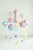 Foil Balloon Number ''1'', 86cm, pastel rainbow