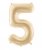 Folieballong beige 5