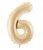 Folieballong beige 6