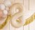 Folieballong beige 8