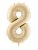 Folieballong beige 8