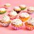 Muffinsformar Blomma Pastel Mix