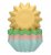 Muffinsformar Blomma Pastel Mix