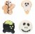 FunCakes Sokerikoristeet Haunted Treats 8 kpl