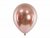 Glansiga ballonger i latex rosé 30 cm