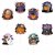 Cupcake Toppers Halloween 48 st