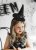 Witch Hat Headband, 17x28 cm, black