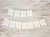PartyDeco girlang just married vit 15 x 155 cm