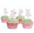 PME Muffinsformar & toppers Kaniner 24-pack