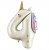 Sifferballong Folie Unicorn Nr 4