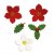 sockerdekorationer jul holly leaf