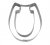 Städter Cookie Cutter metallia, Hevosenkengät 7,5 cm