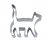Cookie cutter katt