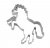 Städter Cookie Cutter metall, Hyppevä hevonen 9 cm