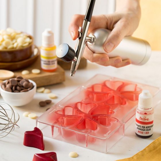 Decora kannettava airbrush-setti