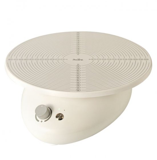 Eldrivet roterande tårtfat