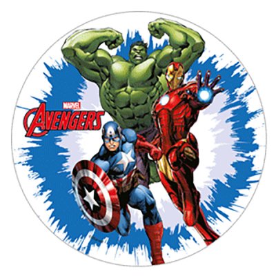 Tårtbild Avengers 4
