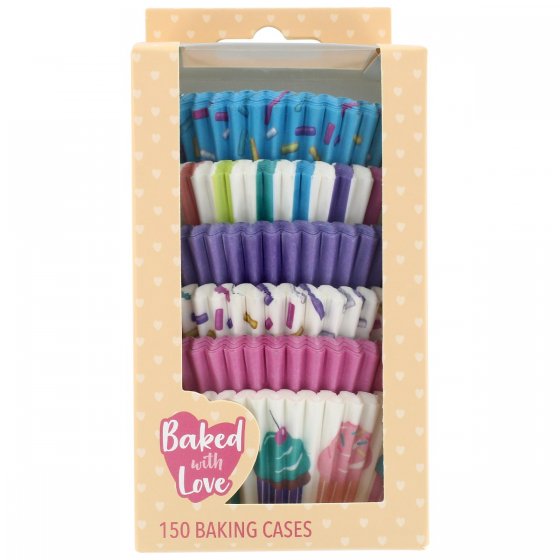 Bakes with love Muffinsformar pastel sprinkles 6 designer x 25 st