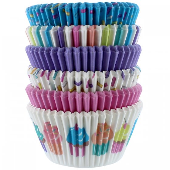 Bakes with love Muffinsformar pastel sprinkles 6 designer x 25 st