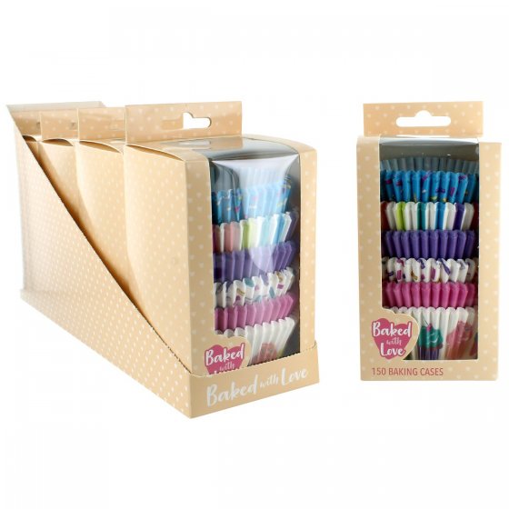 Bakes with love Muffinsformar pastel sprinkles 6 designer x 25 st