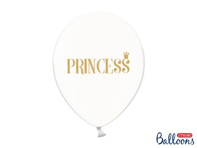 50 st Ballonger Princess genomskinliga
