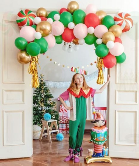 Ballongbåge rödgrön