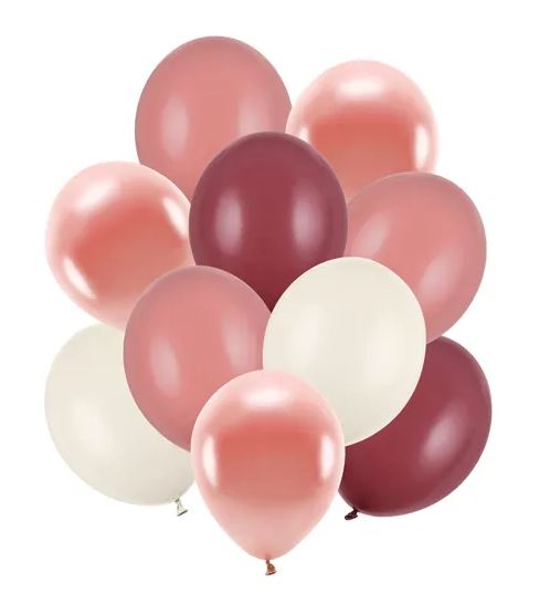 Ballonger Mix Rosa 10 st