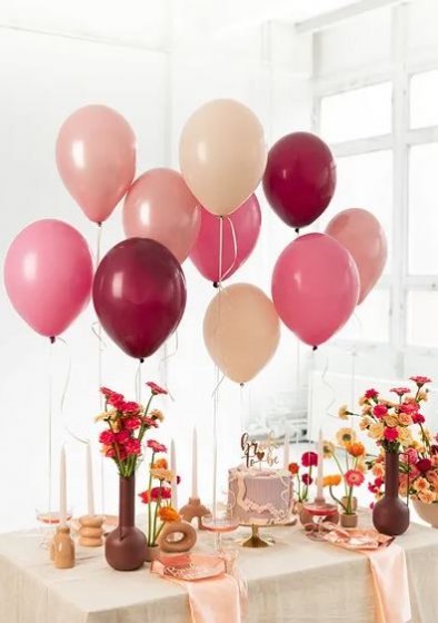 Ballonger Mix Rosa 10 st