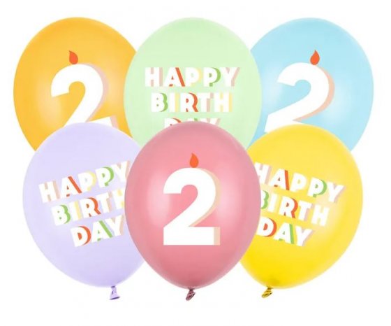 Ilmapallot Happy Birthday nro 2